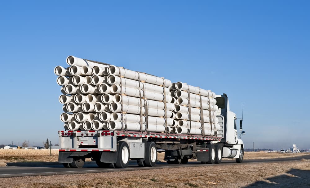 overloaded flatbed