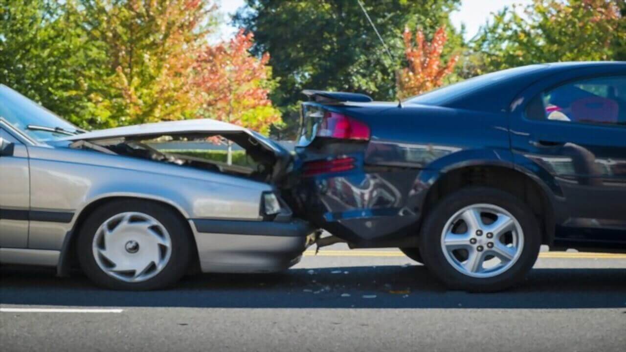 Auto Accident Involving Two Cars