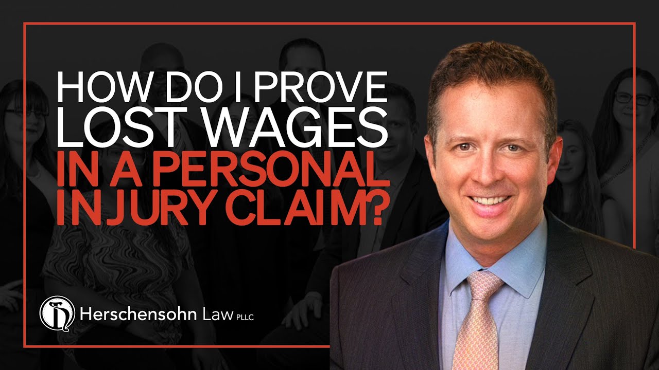 How Do I Prove Lost Wages In A Personal Injury Claim? - Herschensohn Law Firm